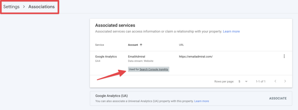 google search console insights